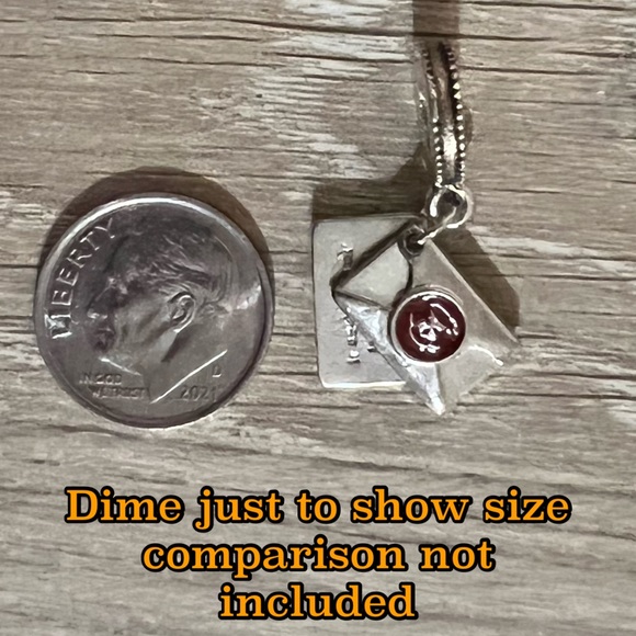 🖤 Envelope Letter Dangle Charm - Picture 5 of 5